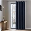 Deconovo Tenda Oscurante da Interno, 140x200 cm, 1 Pannello, Blu Navy | Tenda Termica Isolante Freddo e Caldo, Attenuano i Rumori, Moderne ed Eleganti con Occhielli, per Camera e Soggiorno