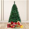 Sonnewelt - Albero di Natale artificiale, 120 cm, con supporto in plastica, in PVC, con 220 aghi, crea un'atmosfera natalizia
