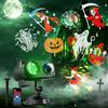 ALED LIGHT Proiettore LED Halloween, Natale esterno interno, illuminazione impermeabile del proiettore IP67, 15 W luminoso HD Ocean Wave Effect, 12 diapositive 96 nessuna dissolvenza immagini luce per decorazion