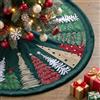 Lanpn Tappeto Sotto Albero di Natale Copribase Albero 75cm, Velluto Copertura Base Tappetino Copri Base Piede Gonna per la Decorazioni per interni per feste invernali in casa (Verde)