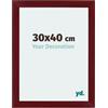 Yd. Cornice 30x40 cm Vino Rosso Spazzato - Cornice in MDF Mura | Your Decoration, Vetro acrilico antiriflesso, Montaggio a parete, Adatta per foto, poster o puzzle, Made in Holland