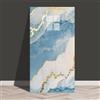 HEANCRIE 10 fogli di piastrelle adesive da parete effetto marmo, 60 x 30 cm, impermeabili, in vinile, decorazione da parete per soggiorno, cucina, bagno, camera da letto (blu3)
