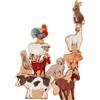 small foot Animali da impilare Farm Buddies, 10 Animali di bilanciamento, da 12 Mesi