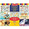 Melissa & Doug Libro adesivi attacca e stacca bambini, Album stickers avventura, universo, sotto il mare, Giochi da viaggio creativi per bambini e bambine dai 3 anni in sù