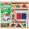 Melissa & Doug Timbri per Bambini - Set Stampi Dinosauri in Legno, Lavoretti Creativi, Inchiostro Lavabile, Regali per Feste, Regalo per Bambini e Bambine, 4+ Anni - Certificati FSC