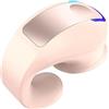 FACAIIO Auricolare senza fili GD28 con microfono a cancellazione del rumore, lunga durata di riproduzione per chiamate di lavoro, bianco (rosa)