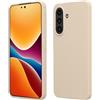 kwmobile Cover per Samsung Galaxy A57 5G Custodia - Back Case per Smartphone in Silicone TPU - Protezione Gommata - crema matt