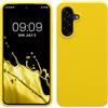 kwmobile Cover per Samsung Galaxy A56 5G Custodia - Back Case per Smartphone in Silicone TPU - Protezione Gommata - giallo radiante