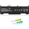 wakeach RH03XL M02027-005 - Batteria di ricambio per laptop HP ProBook 430 440 445 450 455 630 640 650 G8 G9 G10 Series HSTNN-UB7X HSTNN-OB1T HSTNN-IB9Q M01524-1D1 M015 24-2B1 M01524-AC1 11,4 V 45 Wh