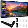 HFDONGL 84 Pollici Pieghevole Schermo Proiettore 16:9 4K Full HD Telo Proiettore Anti Rughe Schermo di Proiezione Projector Screen Portatile Schermo Doppia Faccia per Home Theater Ufficio Campeggio Scuola