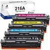DOUBLE D 216A Toner Con Chip per HP Color LaserJet Pro MFP M183fw 4-Pack | Per W2410A W2411A W2412A W2413A, per Color Laser Jet Pro MFP M183fw M182n M182 M182nw M155 M155a,1BK/1C/1M/1Y,4 Pack