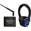 SILENTSYSTEM 10 Cuffie SX553 HIFI + TX350 ad Alta Potenza Cuffie Silent con Audio in Alta Definizione Cuffie Wireless per Concerti Studi di Registrazione Musicisti