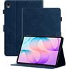 Cicili Custodia per Samsung Galaxy Tab S12+ / S12 Plus 12,4 2026-Blu | Custodia protettiva a portafoglio in pelle PU con 4 scomparti per schede, supporto regolabile multi-angolo, per ufficio