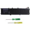 Lushtower Batteria per laptop da 97 Wh 6 GTPY per Dell XPS 15 9530 9550 9560 9570 7590,Precision 5510 5520 5530 5540,Vostro 7500 7590 4GVGH 1P6KD 5XJ28 GPM03 P56F 5016H 5XFC0 5510 5510 Inspiron 15 7501 7591