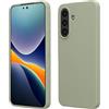 kwmobile Cover per Samsung Galaxy A57 5G Custodia - Back Case per Smartphone in Silicone TPU - Protezione Gommata - verde grigio