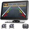 Roinvou Kit Telecamera di Retromarcia Digitale Senza Fili con Monitor 7 IPS, Supporto fino a 2 Telecamere 1080P/720P, Sistema Parcheggio con BSD, Impermeabile IP68, Visione Notturna
