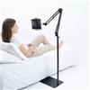 QWORK® Supporto per Tablet Pavimento, Supporto per Tablet Regolabile, Supporto Tablet con Base Robusta, per 4.5-11 Pollici Telefono, Tablet