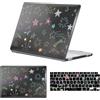 HLAAJJX Custodia Compatibile con MacBook Air 13 Pollici 2022-2026 M2/M3/M4/M5 | Copertina Case Protettiva Sottile y Protector De Teclado para MacBook Air 13,6 (A2681/A3113/A3240/A3449), Stelle Colorate