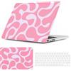 HLAAJJX Custodia Compatibile con MacBook Pro 13 2008-2012 (A1278) | Protezione Copertina Case in Plastic & Copritastiera per MacBook Pro 13,3 Pollici Cover con CD-ROM, Rosa Vortice