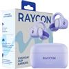 Raycon Everyday - Auricolari a clip, aperti e resistenti all'acqua | Clip in metallo con memoria in nichel-titanio, resistenza all'acqua IPX5, design a clip aperto