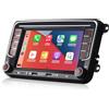 ZUNDION Autoradio RCD330 Upgrade per VW Golf MK5 MK6 Jetta Passat Caddy Beetle, CarPlay Wireless e Android Auto, Autoradio Linux con Manopola Fisica del Volume, AM/FM/RDS, Bluetooth, Avvio Rapido, Plug & Play
