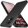 GIOPUEY Cover Compatibile con Oppo A6 PRO, Il Materiale TPU Ultrasottile Custodia, Anti Impronta Digitale Phone Case [Resistente all'Usura] [Antiscivolo] - Nero
