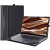 xisiciao Custodia protettiva per laptop Lenovo ThinkPad E16 Gen3 Gen2 Gen1 da 16, in pelle PU, custodia protettiva rimovibile (grigio scuro)