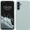 kwmobile Cover per Samsung Galaxy A16 5G Custodia - Back Case per Smartphone in Silicone TPU - Protezione Gommata - menta freddo