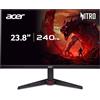 Acer Nitro VG240YW3 - Monitor da gaming da 24 pollici, Full HD, 240 Hz | Schermo da 24 pollici, Full HD, 240 Hz, 1 ms (VRB), HDMI 2.0, DP 1.4, FreeSync Premium, 99% sRGB, VESA