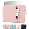 ProCase Custodia per 14 MacBook Pro M5-M1 - Rosa | Imbottita, tasca frontale. Ideale per professionisti, studenti, viaggi. Compatibile con 14 Lenovo/HP/Acer/Asus