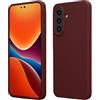 kwmobile Cover per Samsung Galaxy A57 5G Custodia - Back Case per Smartphone in Silicone TPU - Protezione Gommata - viola bordeaux