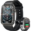 Doomixs Smart Watch da uomo Fitness Tracker: 1,57 pollici Smartwatch Band effettuare risposte chiamate 107 modalità sportive cardiofrequenzimetro monitoraggio del sonno IP67 impermeabile Activity Tracker