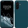 kwmobile Cover per Samsung Galaxy A37 5G Custodia - Back Case per Smartphone in Silicone TPU - Protezione Gommata - petrolio matt
