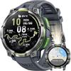 NONGAMX Orologio Smartwatch Uomo GPS Sport: 1.56 Orologi Intelligente con Mappe Offline Chiamate Bluetooth 107 Modalità Sportivo GPT Monitor Salute Dotato di Batteria da 1200 mAh Compatibile con iOS Android