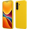 kwmobile Cover per Samsung Galaxy A57 5G Custodia - Back Case per Smartphone in Silicone TPU - Protezione Gommata - giallo radiante