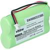 vhbw batteria sostituisce Bang & Olufsen HHR-120AAB33 F1x2 per telecomando remote control (1200mAh, 2,4V, NiMH)