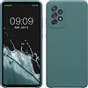 kwmobile Cover per Samsung Galaxy A72 Custodia - Back Case per Smartphone in Silicone TPU - Protezione Gommata - artic night