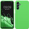 kwmobile Cover per Samsung Galaxy A16 5G Custodia - Back Case per Smartphone in Silicone TPU - Protezione Gommata - verde lime