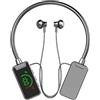 Fangxuee Cuffie Bluetooth Le Incrementate Chiamano Auricolari Wireless Display LED HiFi 9D Sports Auricolare Sports
