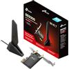 TP-Link Scheda Wi-Fi Wi-Fi 7 BE9300 PCIe (Archer TBE553E) | Scheda di rete Tri-Band per PC desktop | Bluetooth 5.4 | Base antenna magnetica | Staffa a basso profilo | Windows 10/11, non compatibile