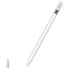 ELLENNE Penna per Apple iPad, Attacco Magnetico, Palm Reject E20 Bianco | con Attrazione Magnetica,Palm Reject,Pixel Precision,Ricarica Rapida x iPad 11 A16-6 Gen,Pro 11/12,9/13 M4,Air 3-5/M2-M4