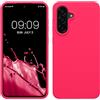kwmobile Cover per Samsung Galaxy A56 5G Custodia - Back Case per Smartphone in Silicone TPU - Protezione Gommata - rosa shocking