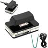 Ouitble Pulsante USB programmabile definito dall'utente Interruttore a Tastiera Singola Tastiera OSU Interruttore Rosso Meccanico RGB Tipo C Tasto di Scelta Rapida Personalizzato c (Nera)