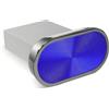 ELLENNE CHIAVETTA USB GIOIELLO METALLICO BLU PENDRIVE MEMORIA 32GB A13 | MEMORIA USB 2.0 CON GIOELLO OVALE E FINITURA METALLICA COLORATA, TAGLI DA 16G 32GB 64GB A SCELTA