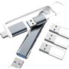 HOYULLI Hub USB Multiporta Adattatore USB C a Cavo Tipo C per iPhone 17 16 15 Pro MAX per Apple iPad MacBook OTG 3.0 Docking Station PC Accessori Connettore Convertitore Estensione Compatibile con Samsung