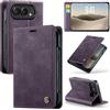 Azororo Cover per iPhone Duo 5G, Premium PU Pelle Custodia, Magnetica Carta Fessura Portafoglio Case, Flip Cavalletto Custodia per iPhone Duo - Viola