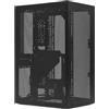 SSUPD Meshroom S V2 Mini-ITX Gaming PC Case (SFF), Full Mesh No Riser Cable, Compatibile ATX MB/RX9070/5090/280mm AIO, USB Type-C (Black Variant B)