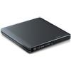 techPulse120 USB 3.1 Type-C Externer M-Disc BDXL Blu-ray Masterizzatore Lettore Superdrive BD DVD CD Slim per Computer PC Desktop Notebook Windows Mac OS Apple iMac MacBook Pro Air Alluminio Grigio