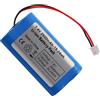 Winfox Batteria agli ioni di litio da 7,4 V, 2600 mAh, con connettore XH2,54, batteria ricaricabile agli ioni di litio per torce, controllo remoto, giocattoli e dispositivi elettronici