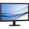 Philips Monitor 223V5LSB2 Monitor per PC Desktop 21,5 LED, Full HD, 1920 x 1080, 5 ms, VGA, Attacco VESA, Nero